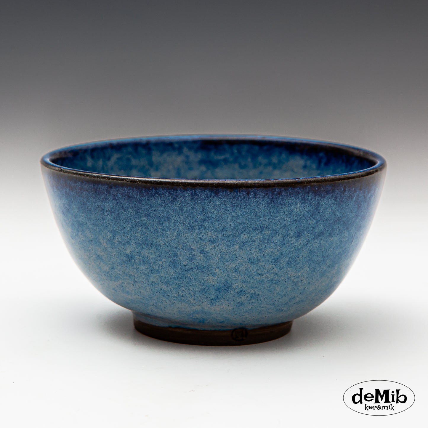 Small Stoneware Bowl (Floating Blue)