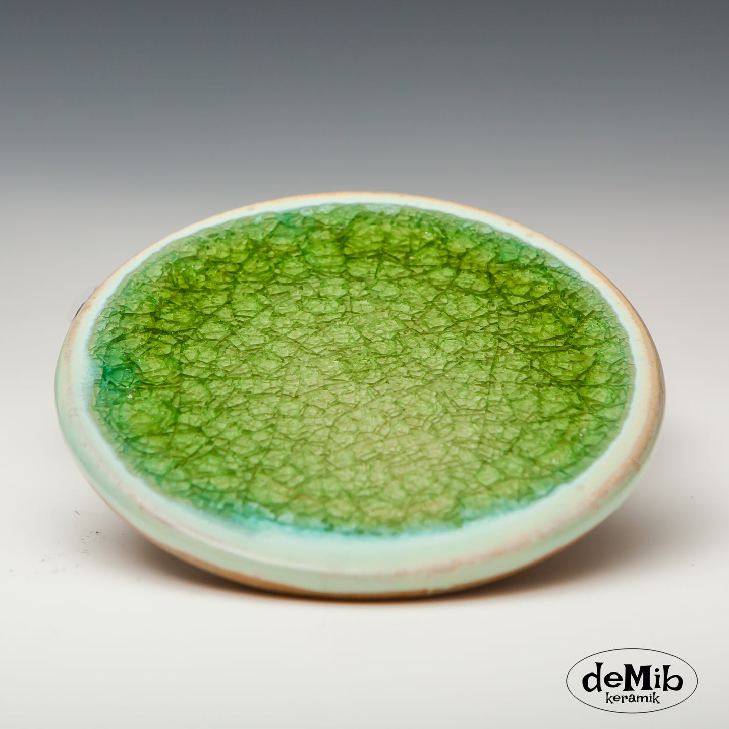 Green Ceramic Coasters