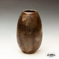 Carved Pit Fired Vase in Gray (23 cm)