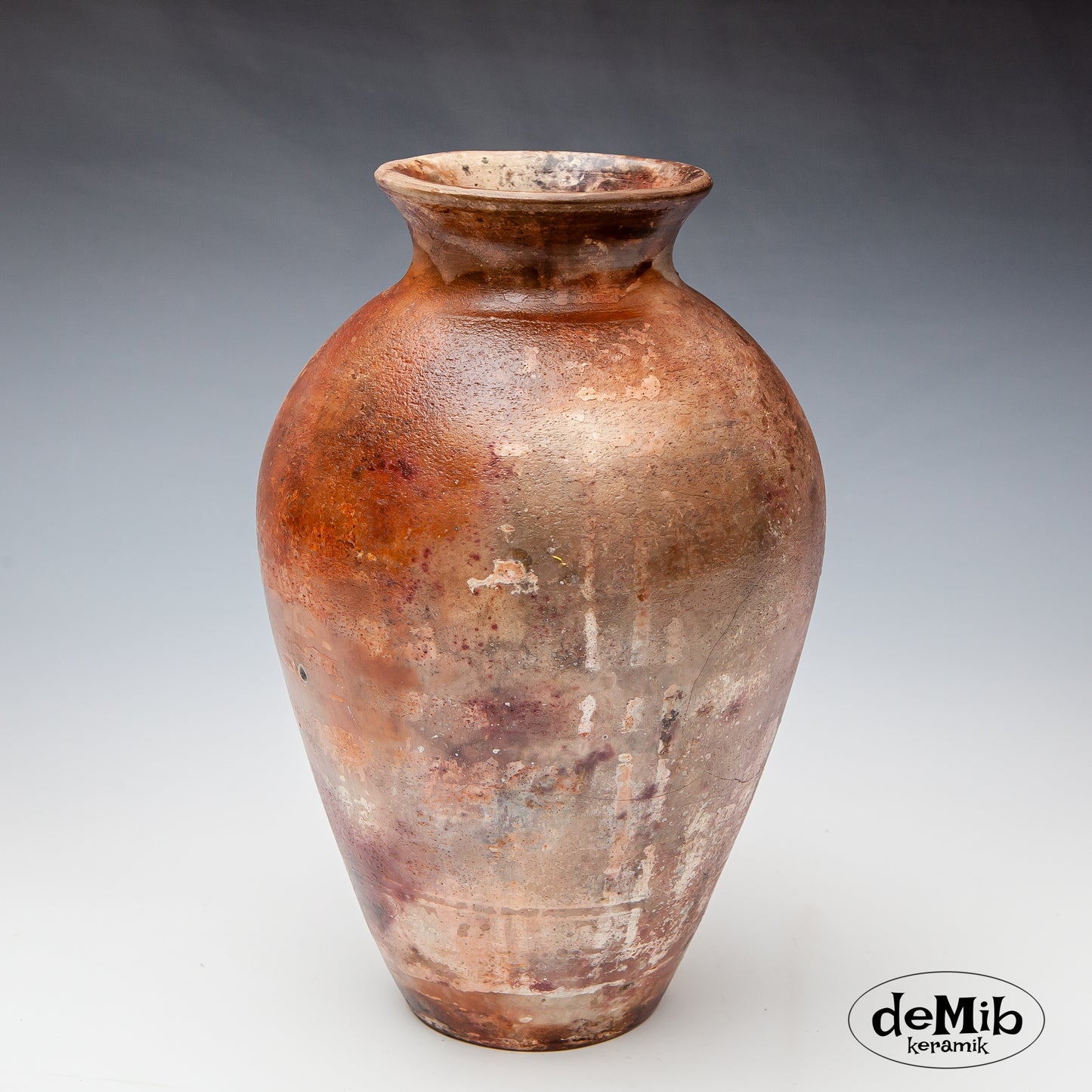 Pit Fired Vase with Historic Look (23 cm)