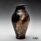 Tall Pit Fired Vase with Unique Colors (34 cm)