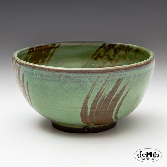 Small Stoneware Bowl (Green)