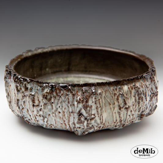 Wood Fired Textured Bowl (19 cm)