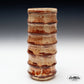 Bamboo Shaped Vase with Iron Glaze (23 cm)