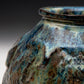 Vase with Strong Textures in Floating Blue (18 cm)