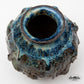 Vase with Strong Textures in Floating Blue (18 cm)