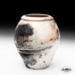 Carved & Pitfired Vase in Light Colors ((21 cm)