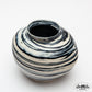 Agateware Vase i To-farvet Porcelæn